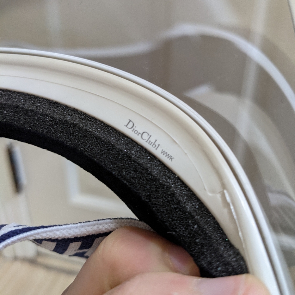 Christian Dior Navy White Trim Visor Hat - Picture 7 of 12